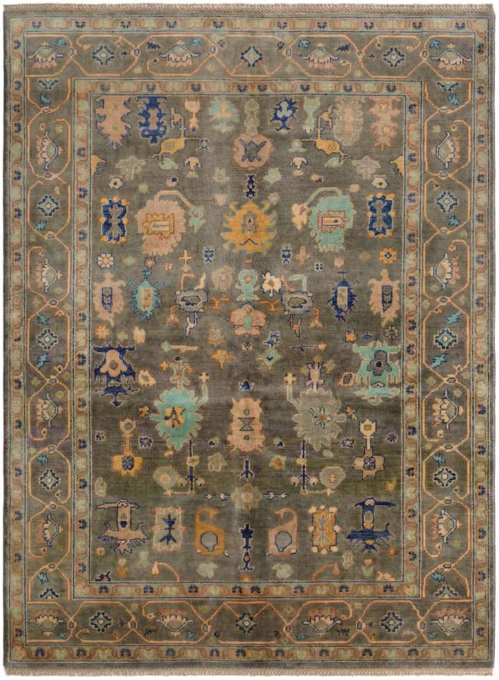5' 7 x 7' 5 Hand Knotted Kazak Rug