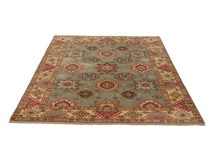 5' 5 x 7' 11 Hand Knotted Kazak Rug
