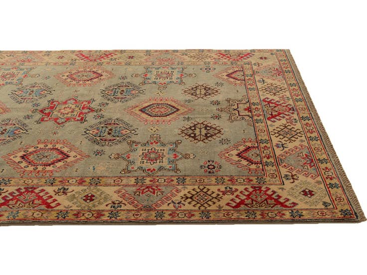 Detail image of 5' 5 x 7' 11 Hand Knotted Kazak Rug