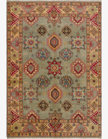 5' 5 x 7' 11 Hand Knotted Kazak Rug