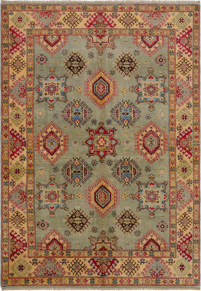 5' 5 x 7' 11 Hand Knotted Kazak Rug