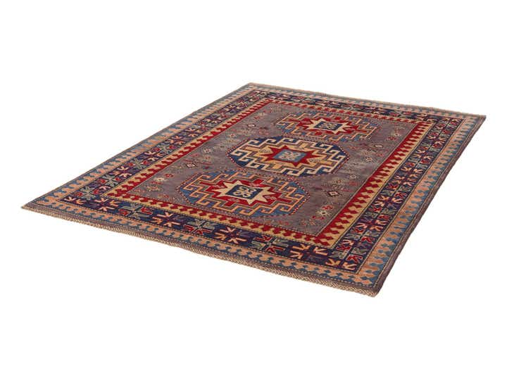 5' 7 x 7' 7 Hand Knotted Kazak Rug