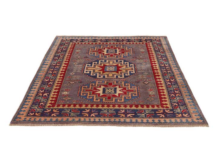 5' 7 x 7' 7 Hand Knotted Kazak Rug
