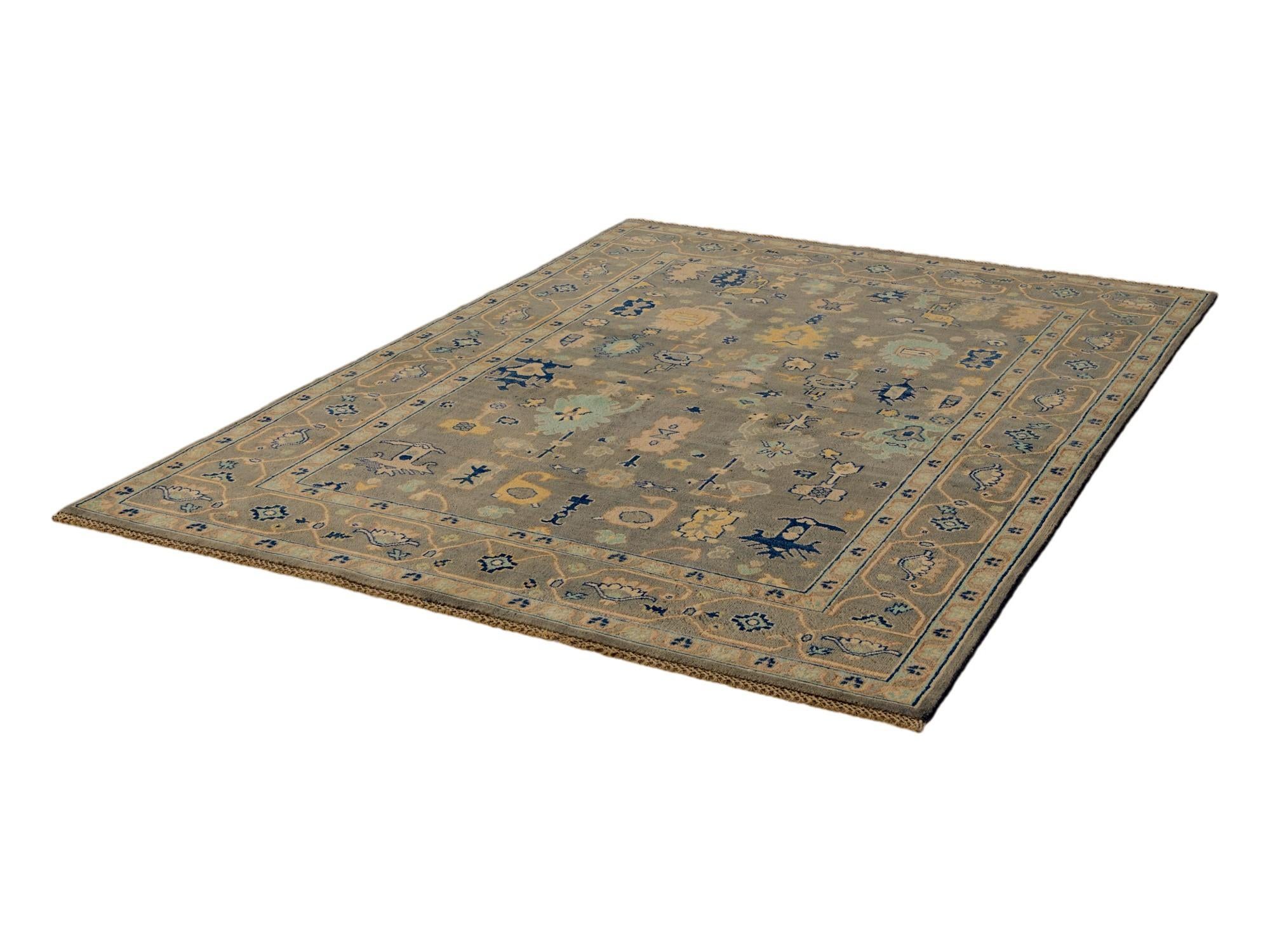 5' 8 x 7' 10 Hand Knotted Kazak Rug