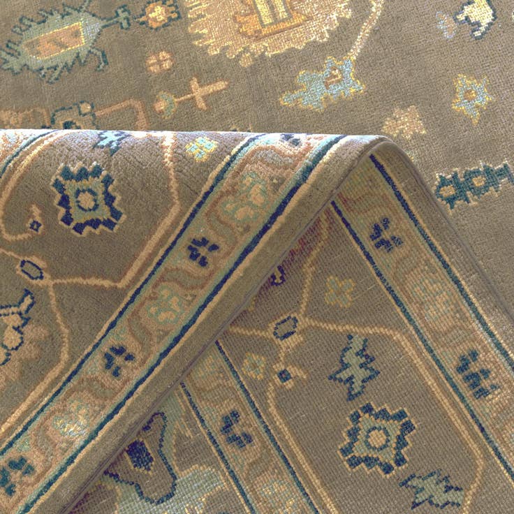 Detail image of 5' 8 x 7' 10 Hand Knotted Kazak Rug