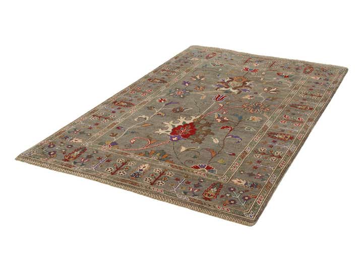 4' x 6' 3 Hand Knotted Kazak Rug