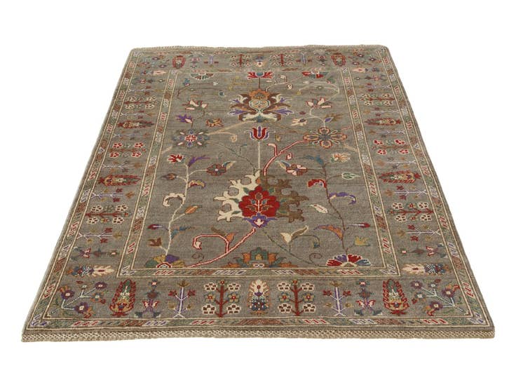 Detail image of 4' x 6' 3 Hand Knotted Kazak Rug
