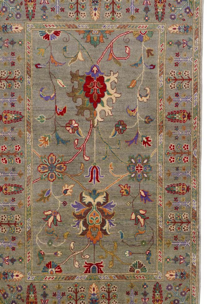 4' x 6' 3 Hand Knotted Kazak Rug