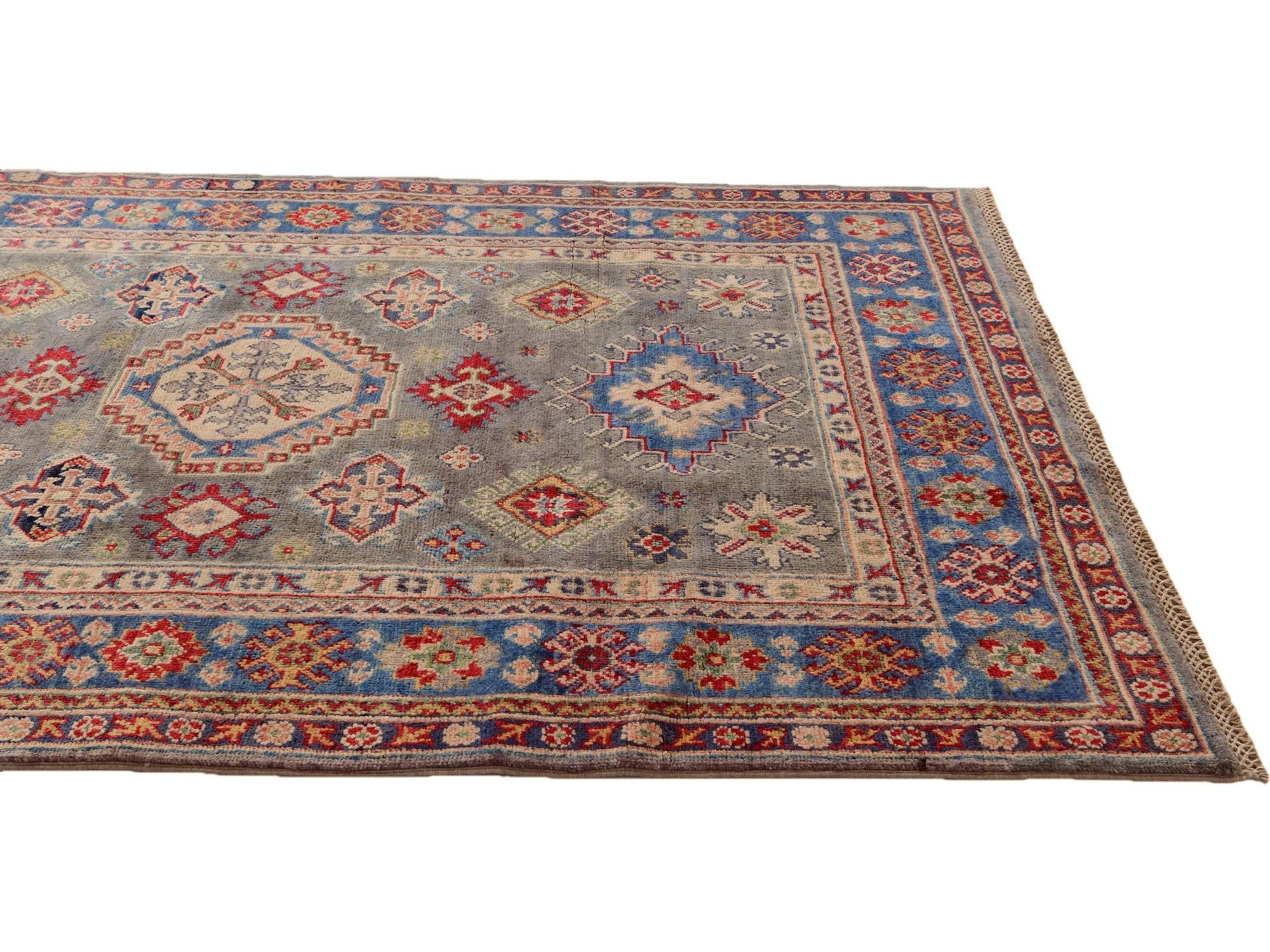 4' 2 x 6' Hand Knotted Kazak Rug