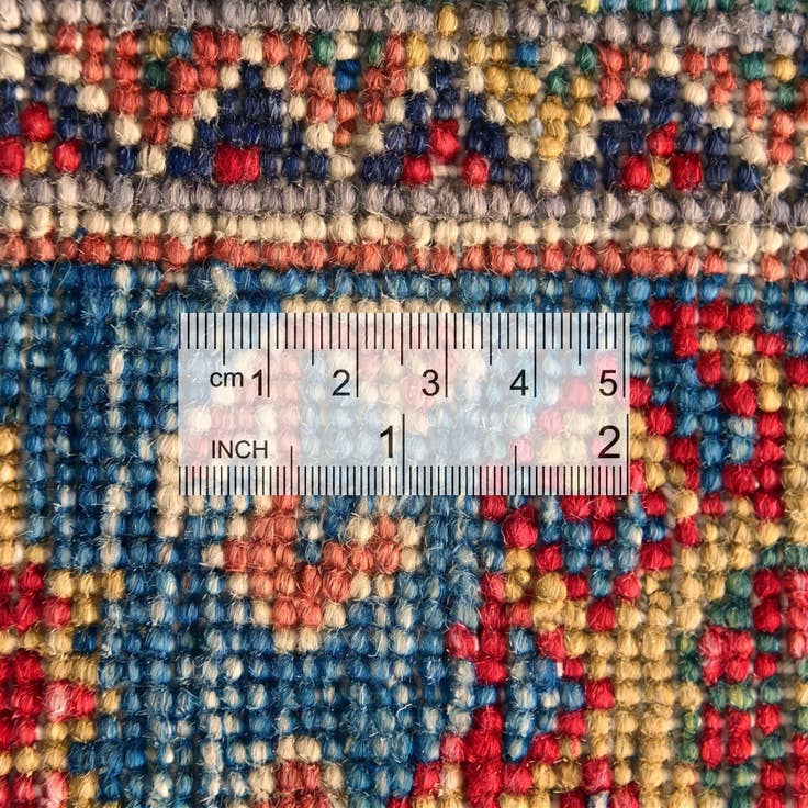 Detail image of 4' 2 x 6' Hand Knotted Kazak Rug