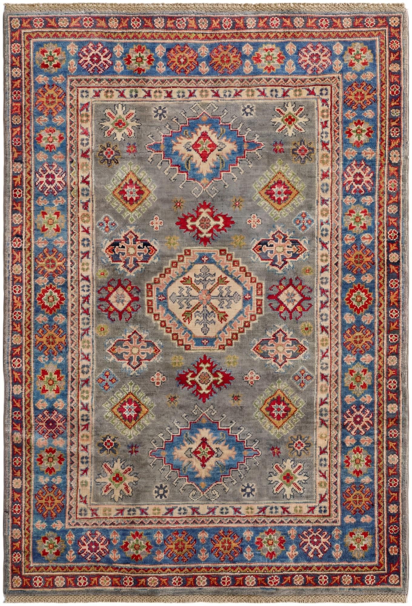 4' 2 x 6' Hand Knotted Kazak Rug