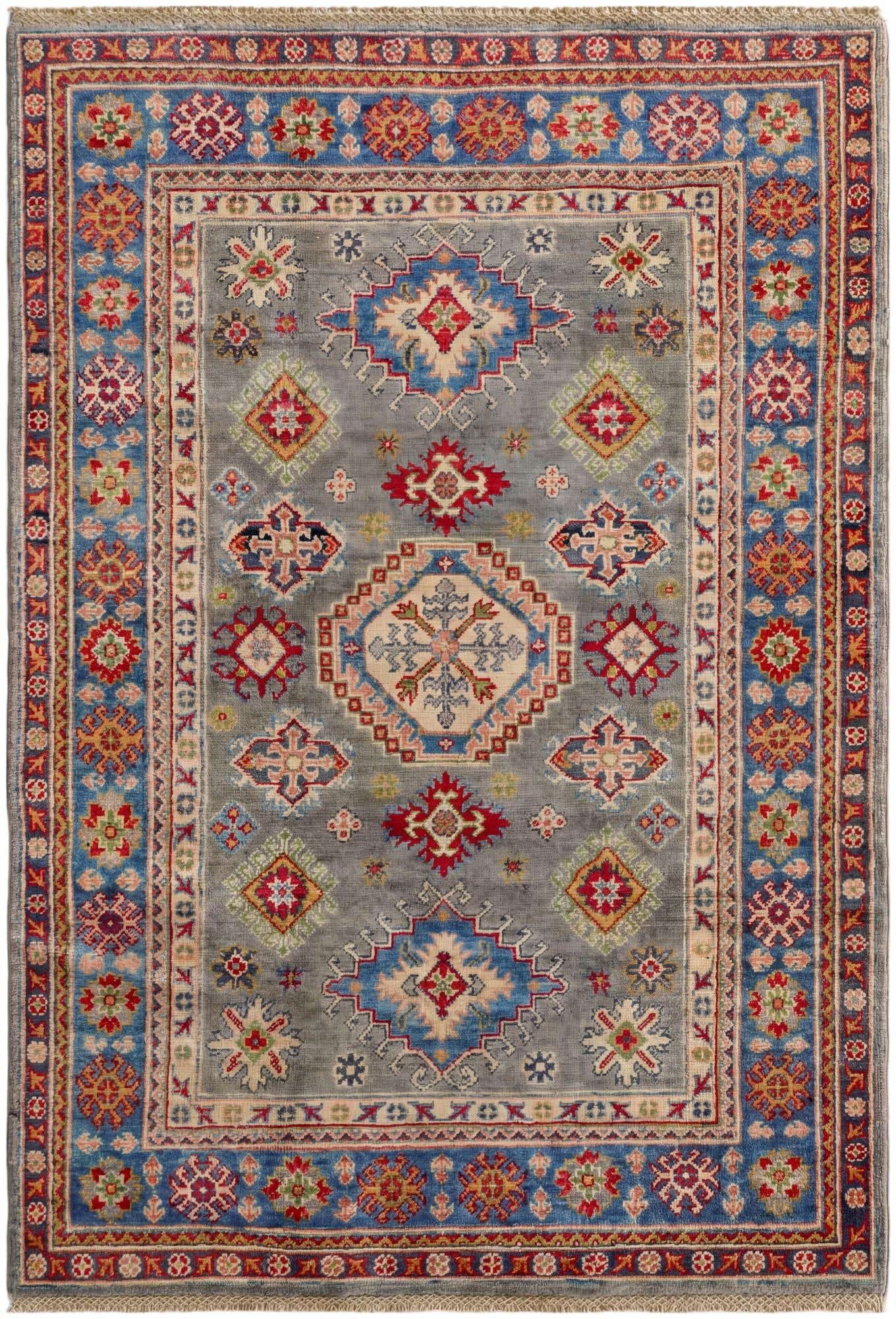 4' 2 x 6' Hand Knotted Kazak Rug