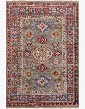 4' 2 x 6' Hand Knotted Kazak Rug