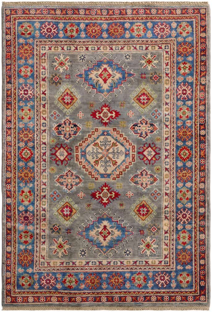 4' 2 x 6' Hand Knotted Kazak Rug