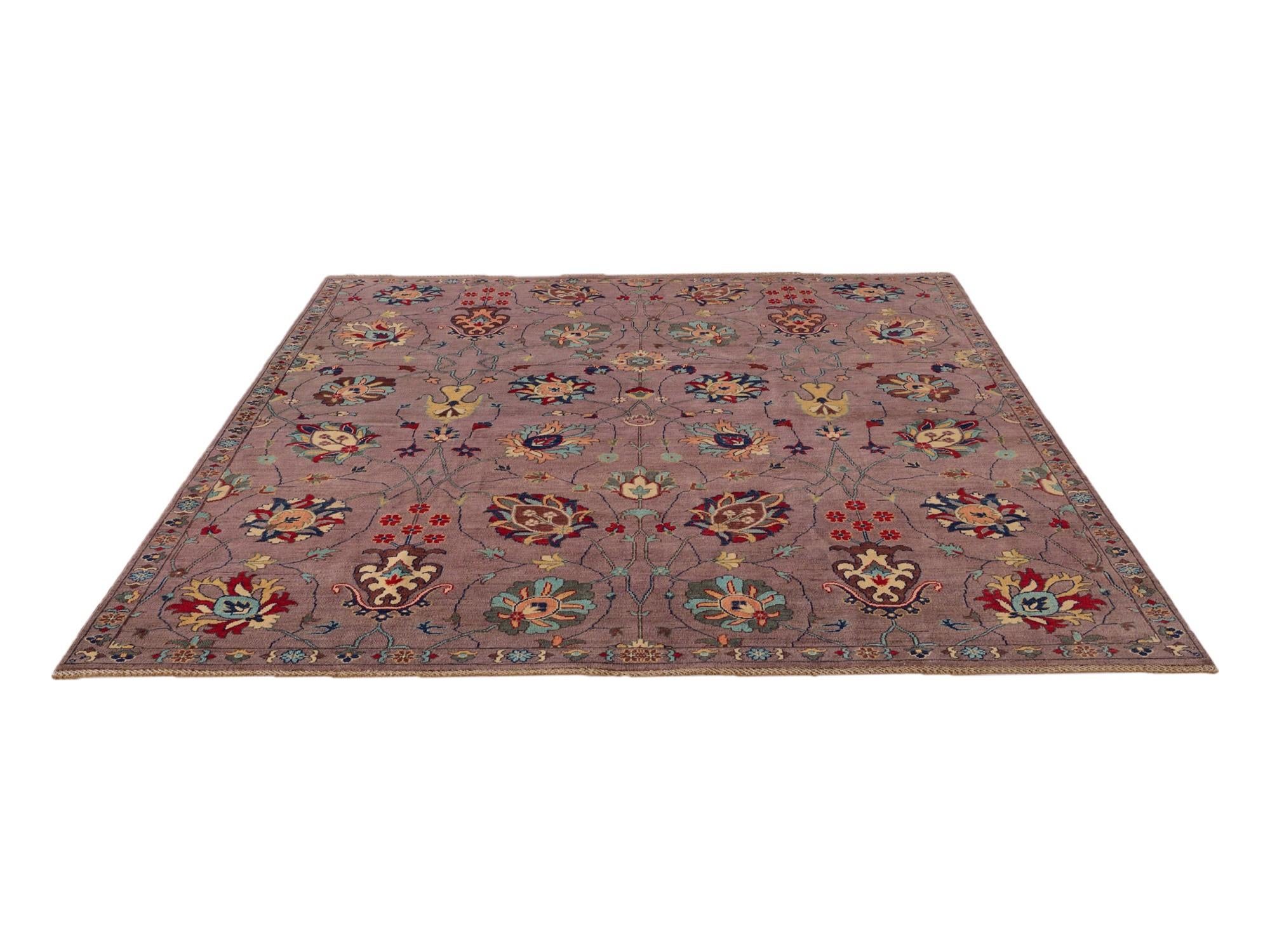 8' x 9' 9 Hand Knotted Kazak Rug