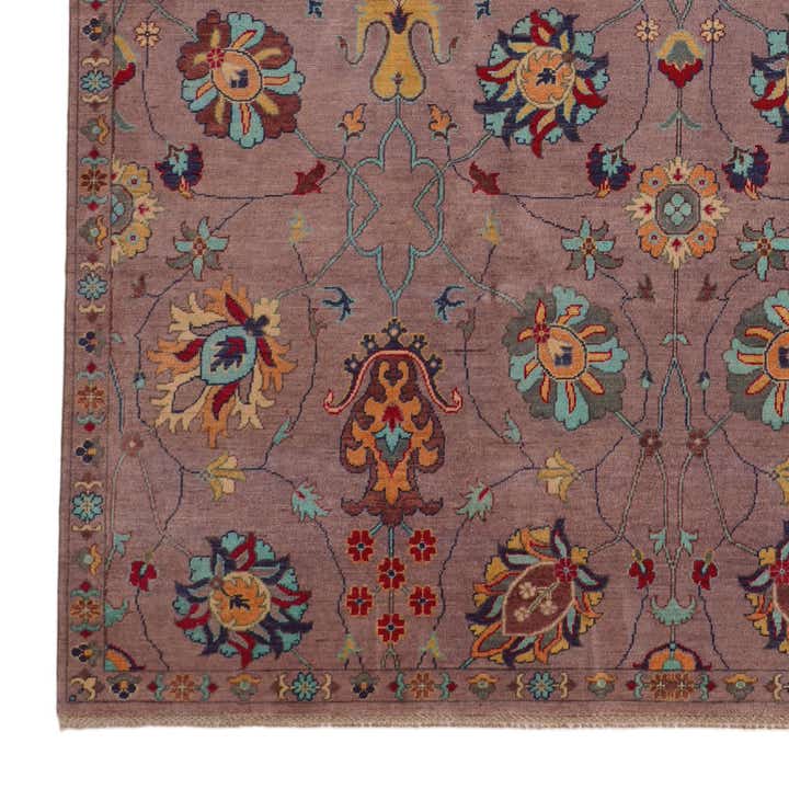 8' x 9' 9 Hand Knotted Kazak Rug