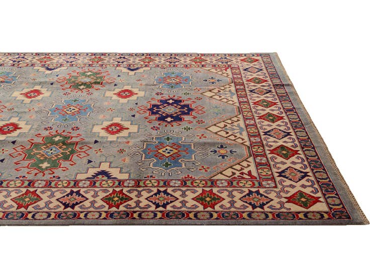 Detail image of 8' x 10' 6 Hand Knotted Kazak Rug