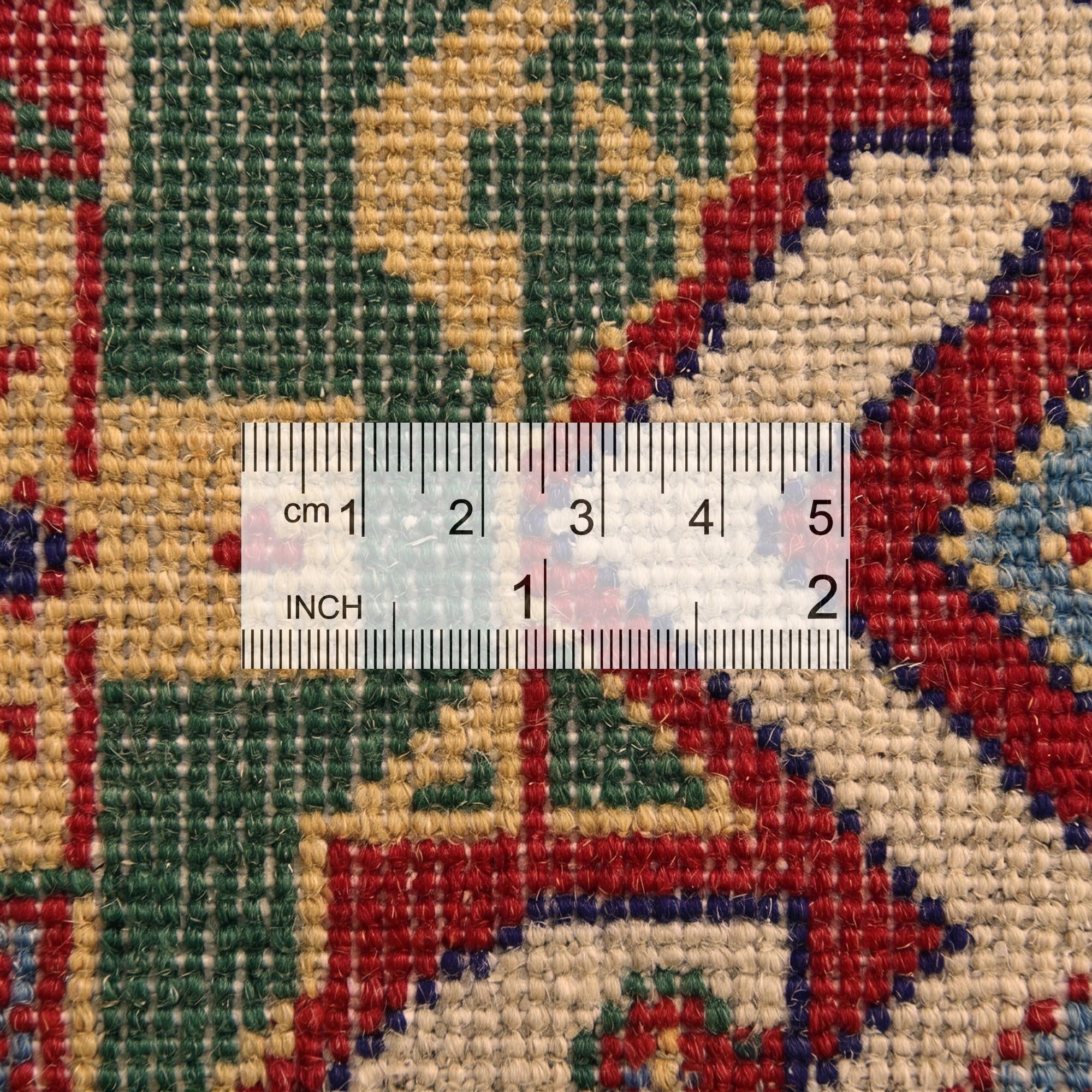 8' x 10' 6 Hand Knotted Kazak Rug