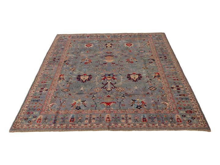 6' 3 x 9' 5 Hand Knotted Kazak Rug