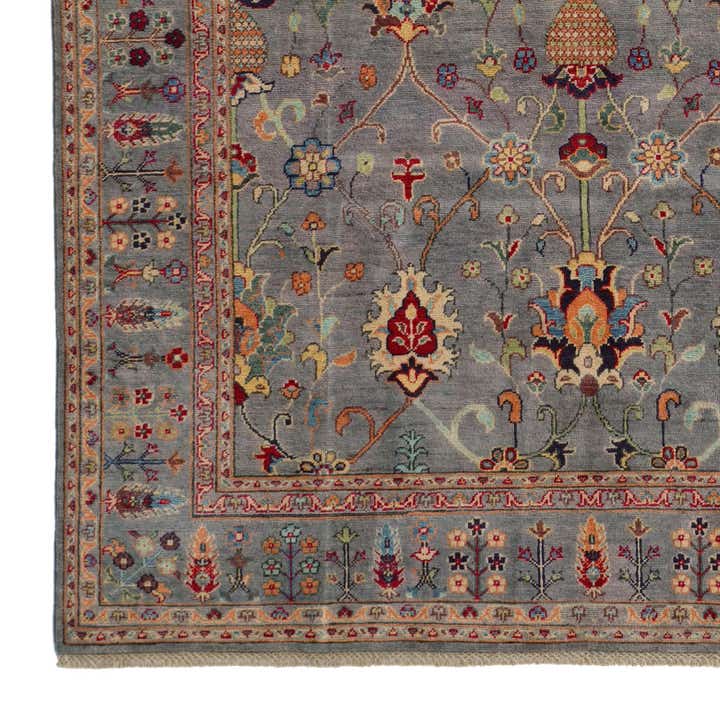6' 3 x 9' 5 Hand Knotted Kazak Rug