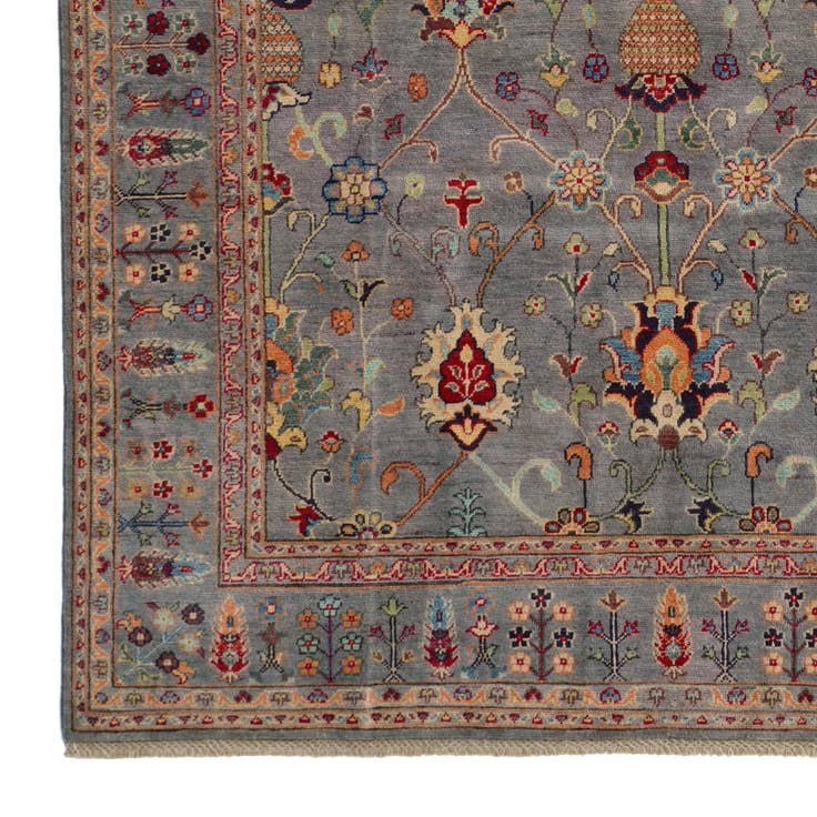 Detail image of 6' 3 x 9' 5 Hand Knotted Kazak Rug