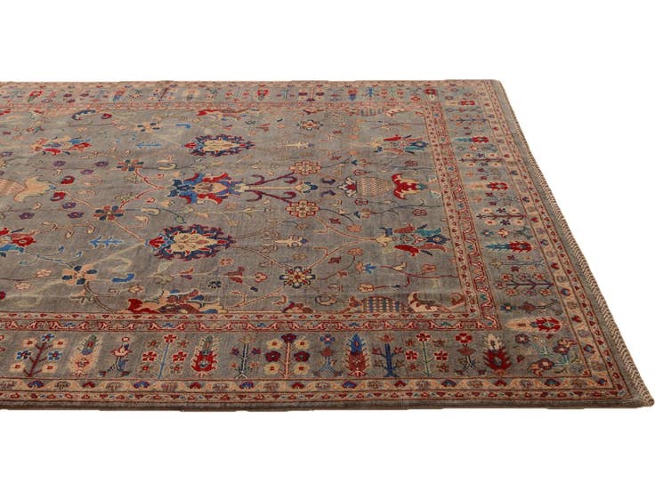 Detail image of 6' 8 x 9' 6 Hand Knotted Kazak Rug