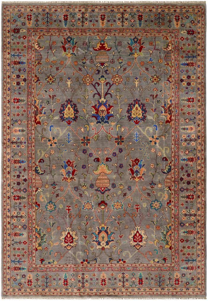 6' 8 x 9' 6 Hand Knotted Kazak Rug