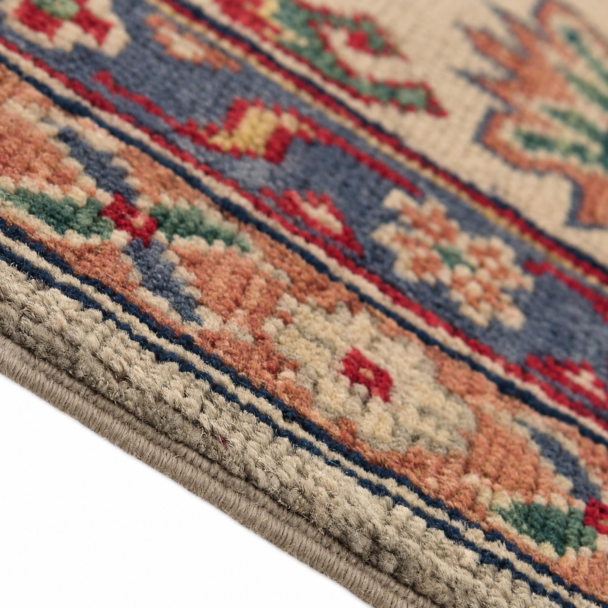 Detail image 8 of 12: 6' 1 x 9' 1 Hand Knotted Kazak Rug