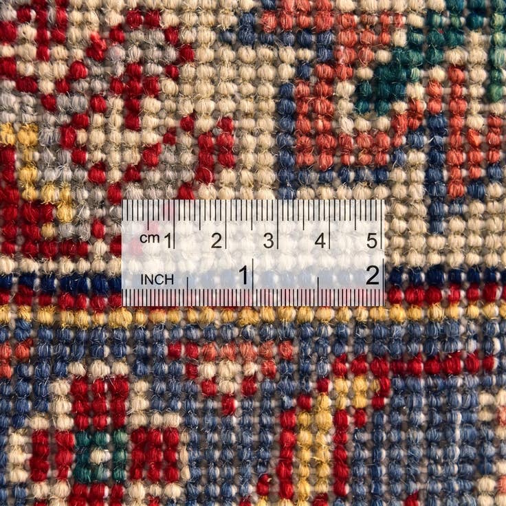 Detail image of 6' 1 x 9' 1 Hand Knotted Kazak Rug