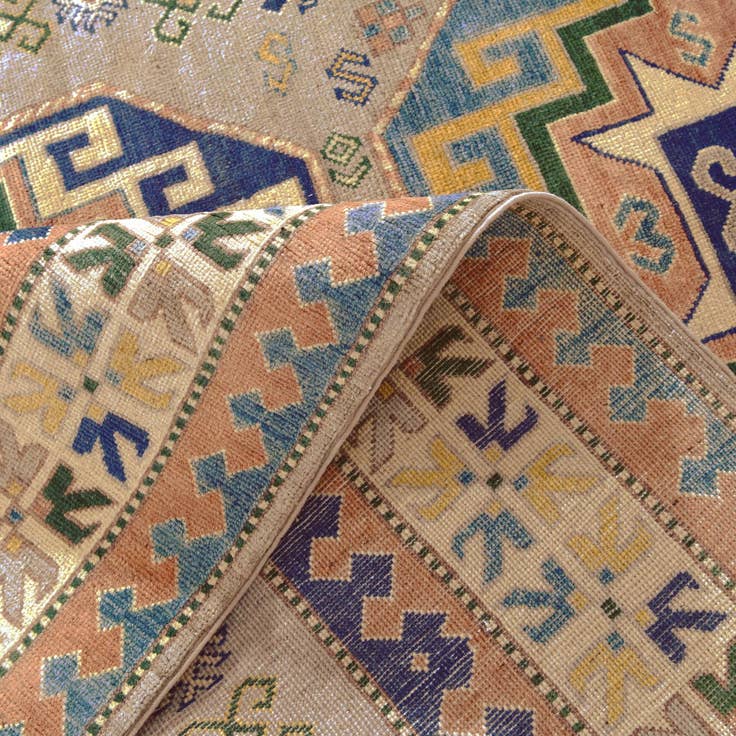 Detail image of 5' 9 x 8' 1 Hand Knotted Kazak Rug