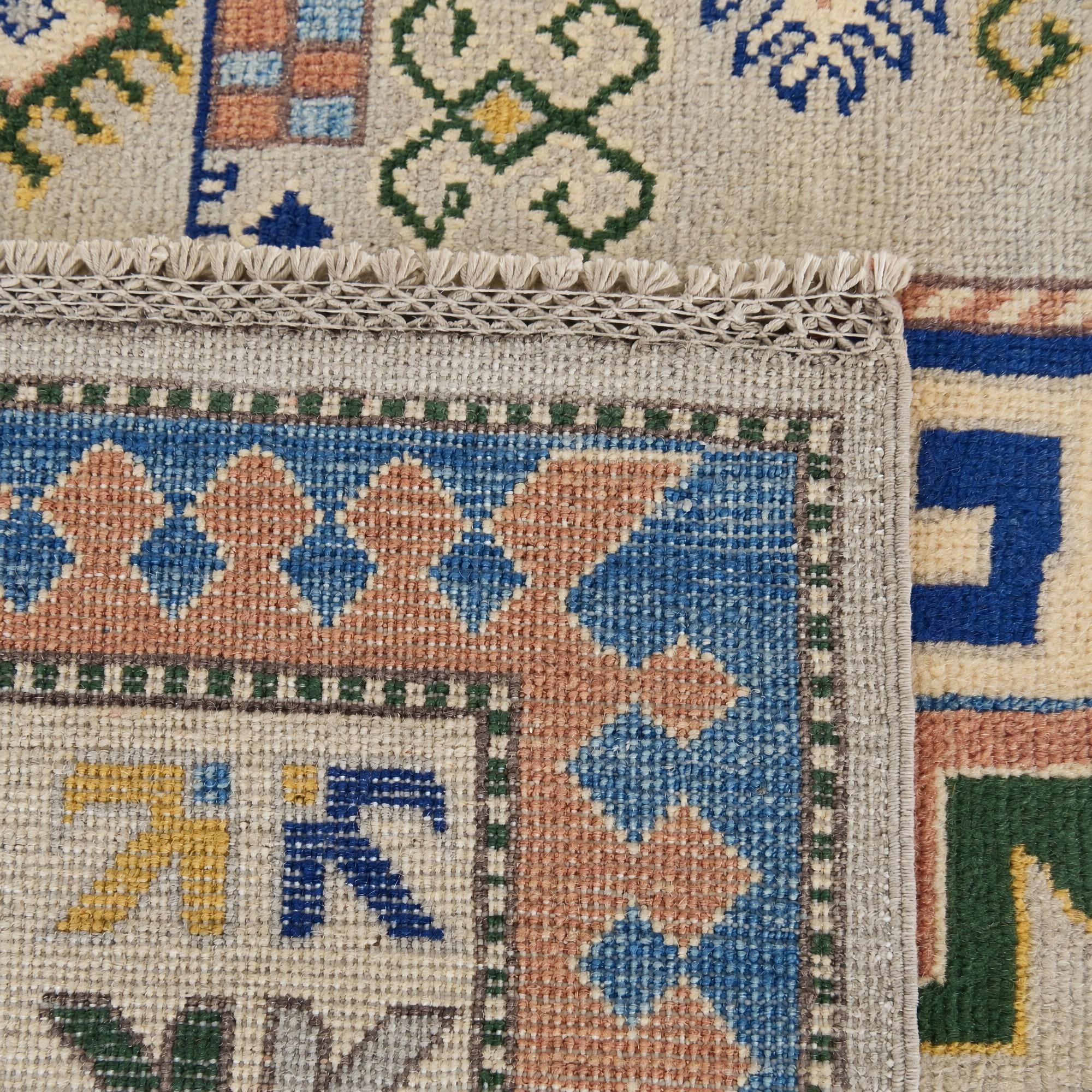 175cm x 245cm Hand Knotted Kazak Rug