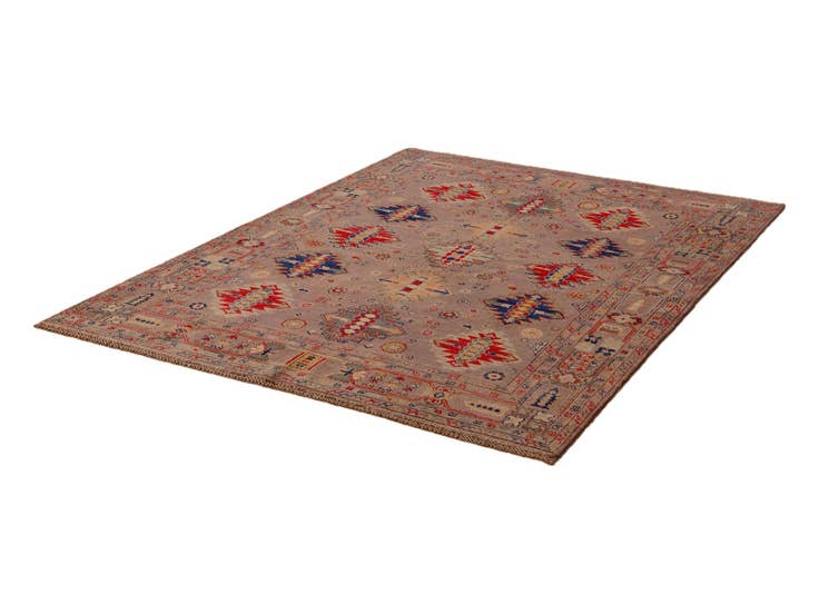 Detail image of 5' 7 x 7' 8 Hand Knotted Kazak Rug