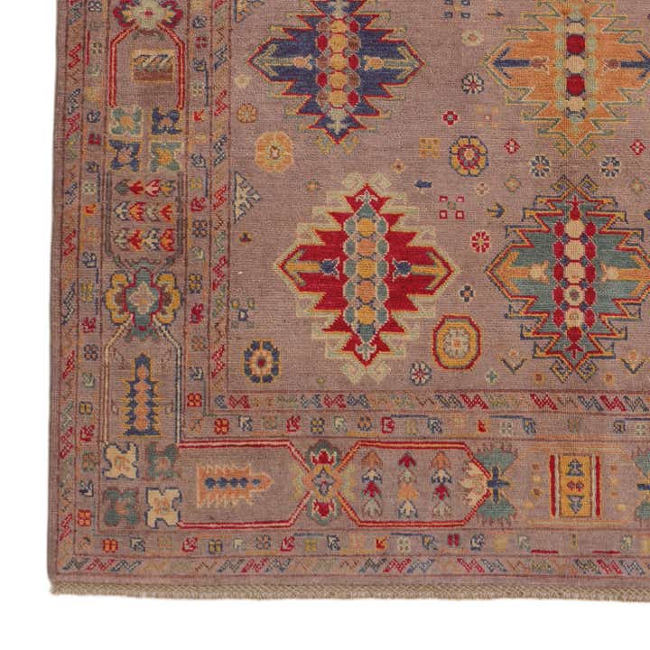 5' 7 x 7' 8 Hand Knotted Kazak Rug