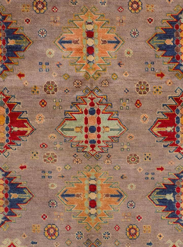 5' 7 x 7' 8 Hand Knotted Kazak Rug