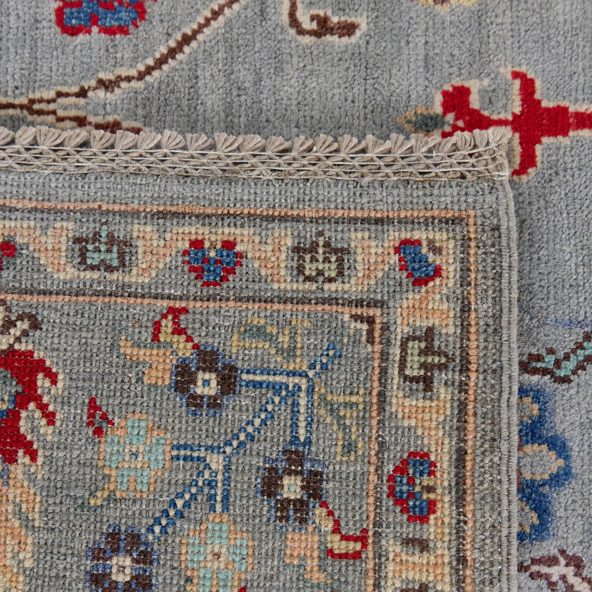 150cm x 195cm Hand Knotted Kazak Rug