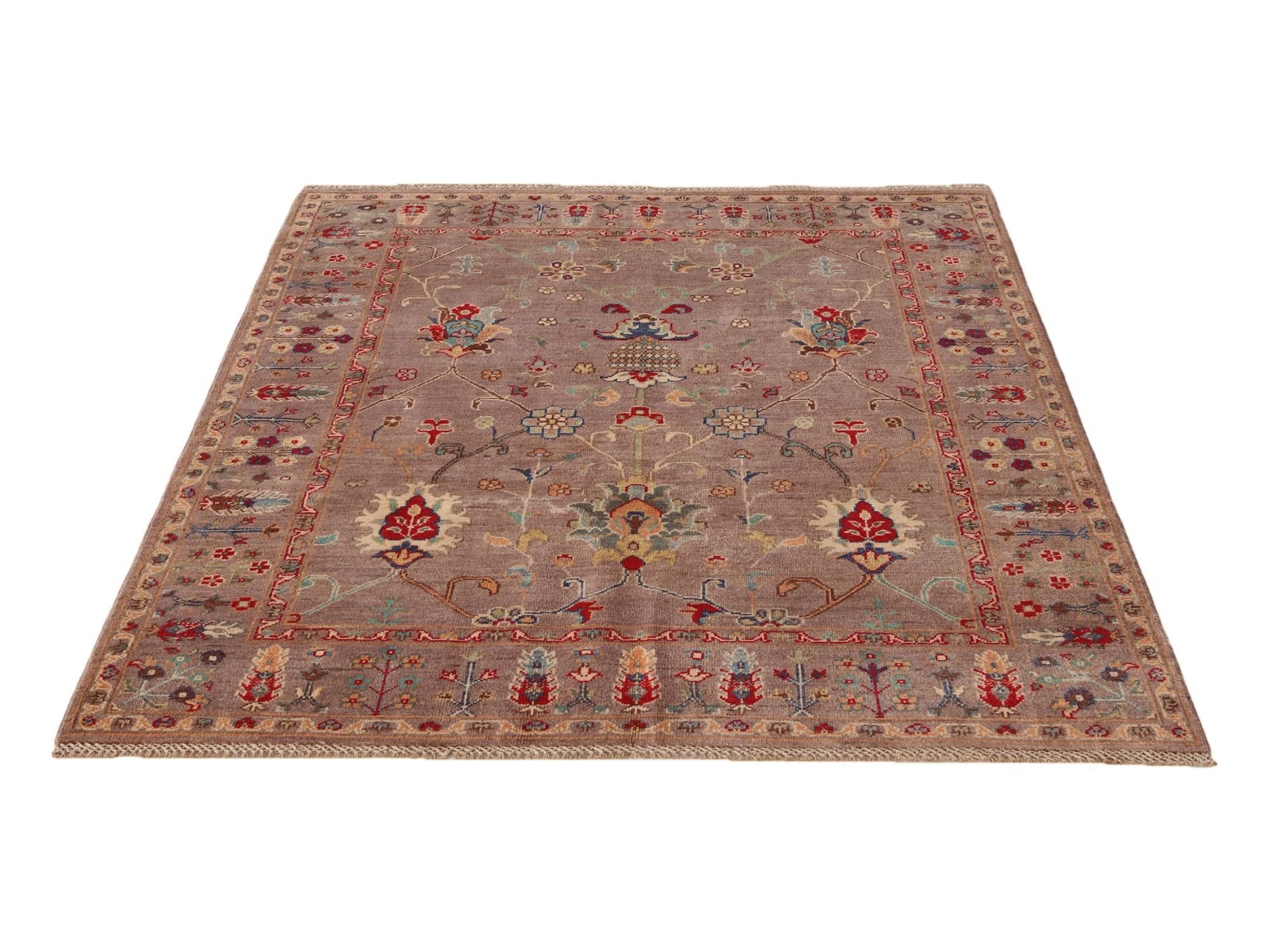 5' x 6' 5 Hand Knotted Kazak Rug