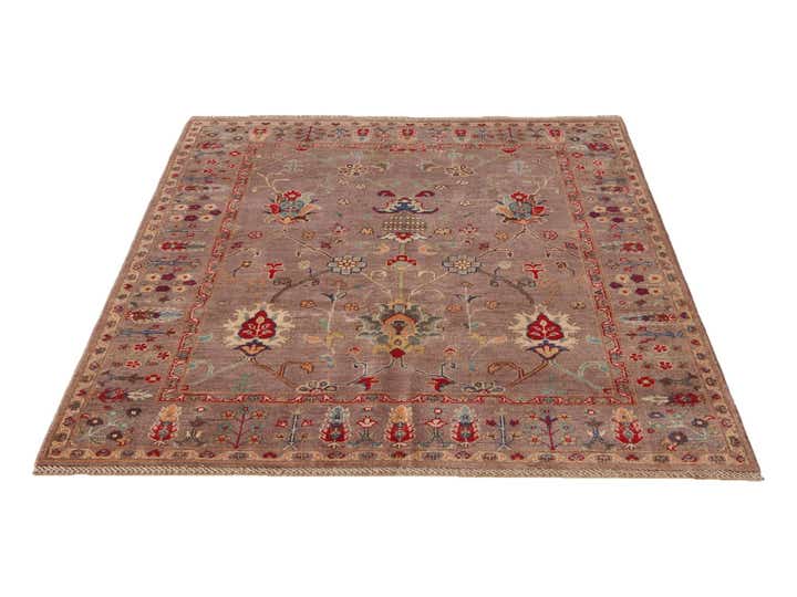 5' x 6' 5 Hand Knotted Kazak Rug
