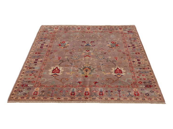 Detail image of 5' x 6' 5 Hand Knotted Kazak Rug