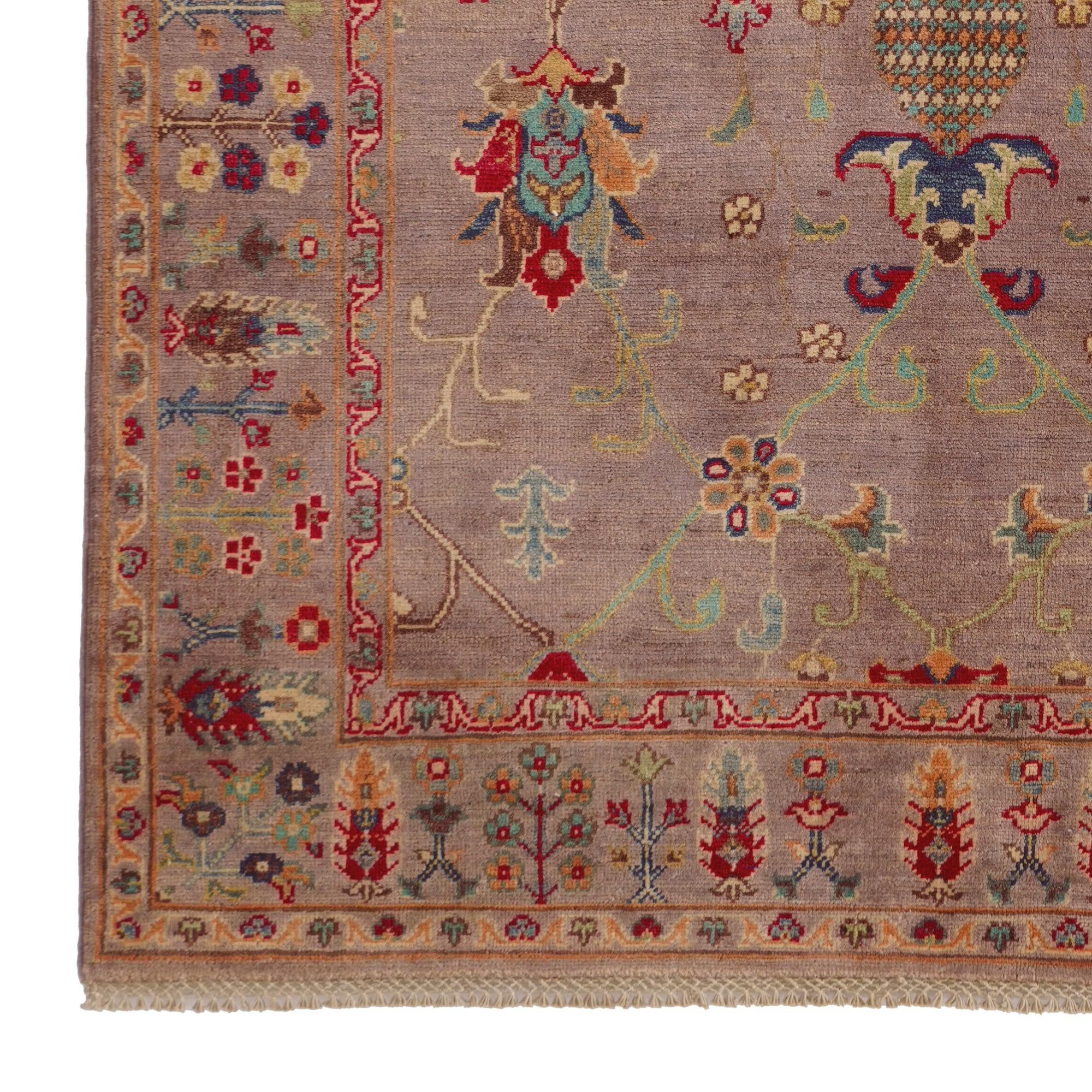 5' x 6' 5 Hand Knotted Kazak Rug