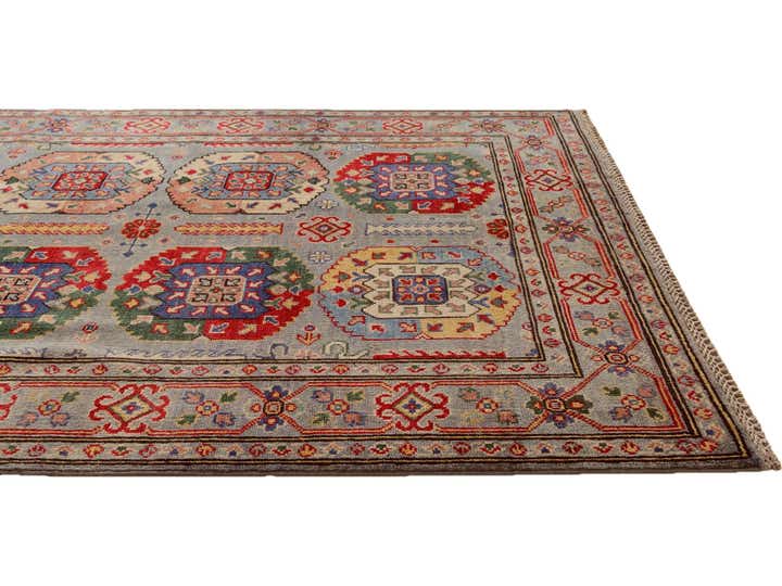 4' 3 x 6' Hand Knotted Kazak Rug