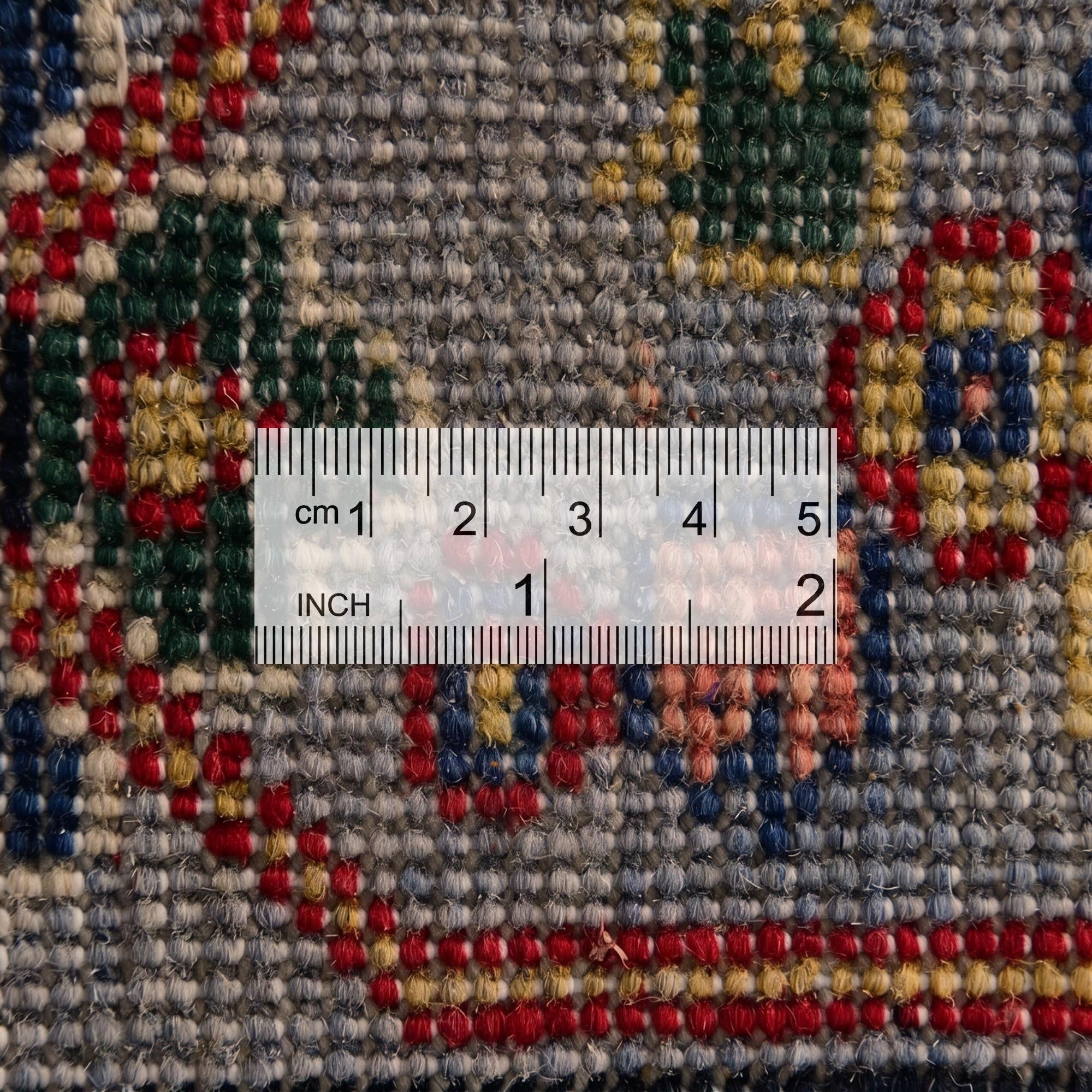 4' 3 x 6' Hand Knotted Kazak Rug