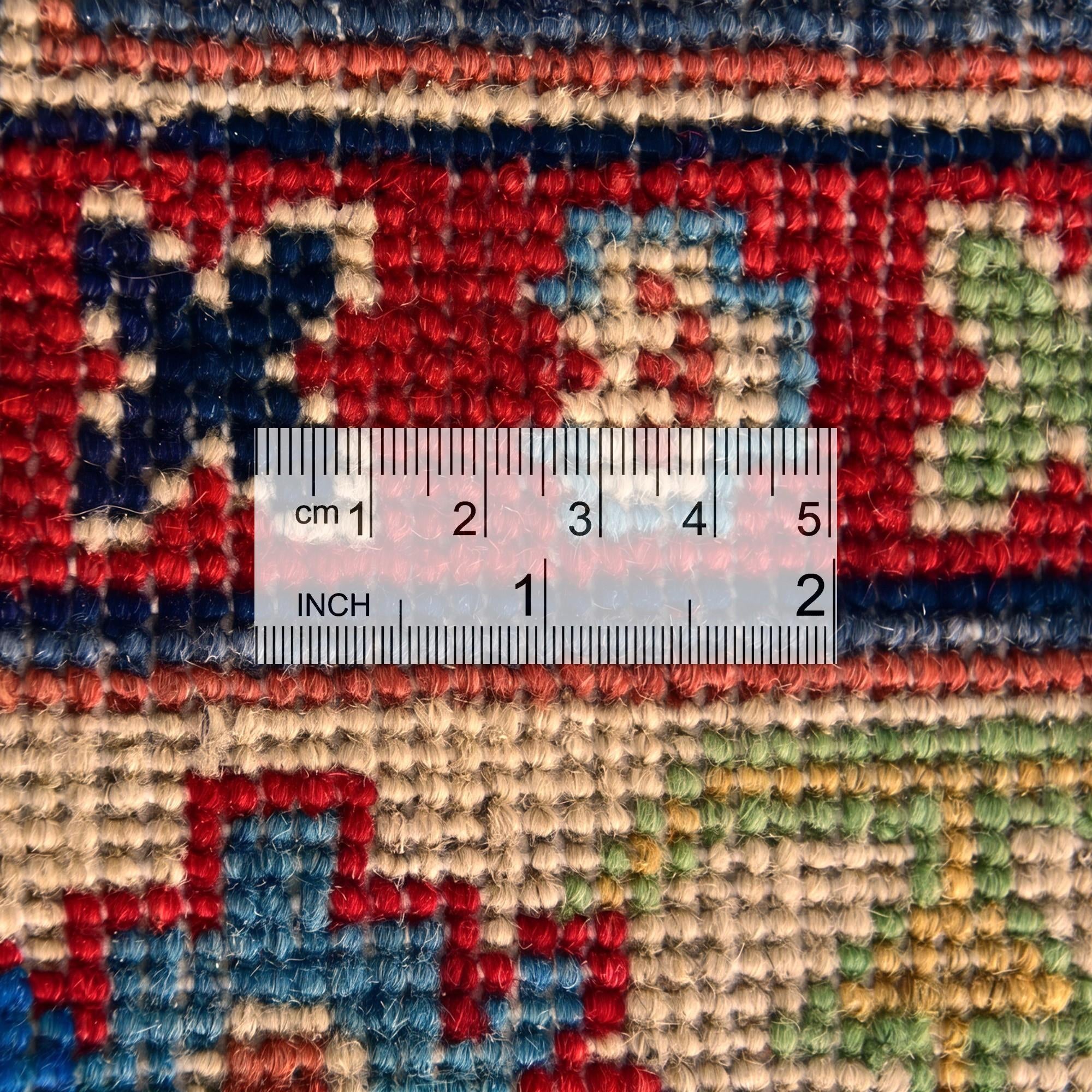 4' x 5' 11 Hand Knotted Kazak Rug