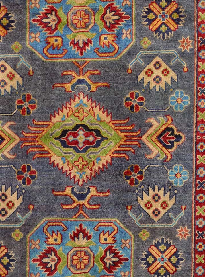 4' x 5' 11 Hand Knotted Kazak Rug