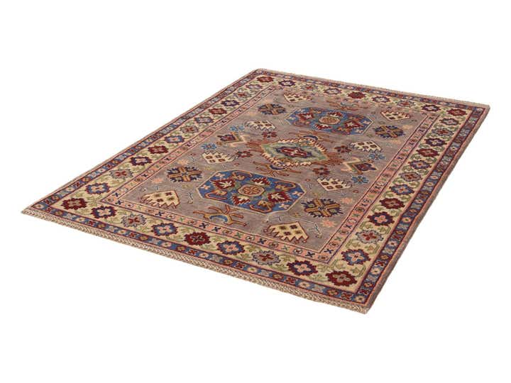 4' x 5' 10 Hand Knotted Kazak Rug