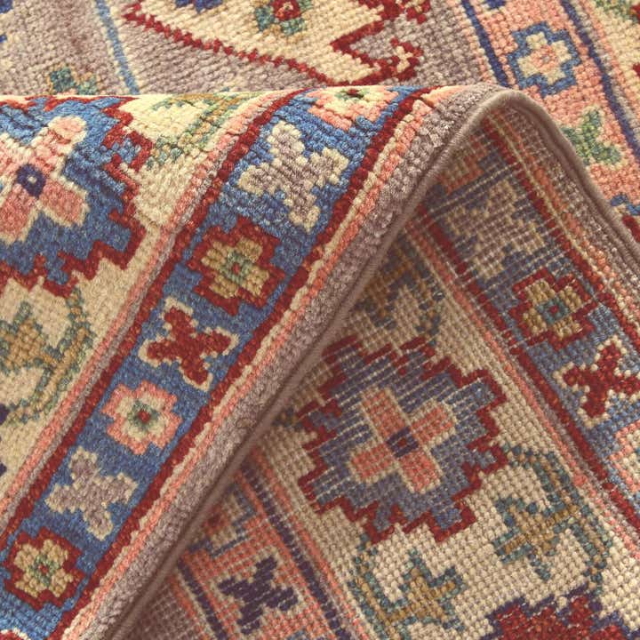 4' x 5' 10 Hand Knotted Kazak Rug