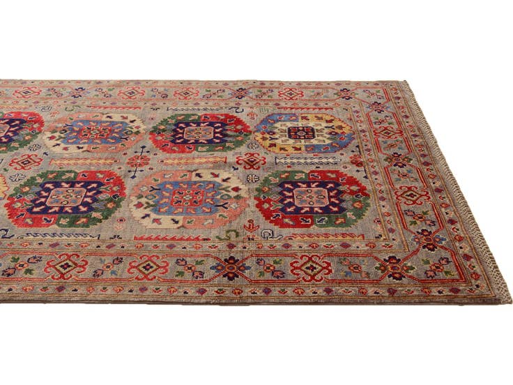 Detail image of 4' x 6' Hand Knotted Kazak Rug