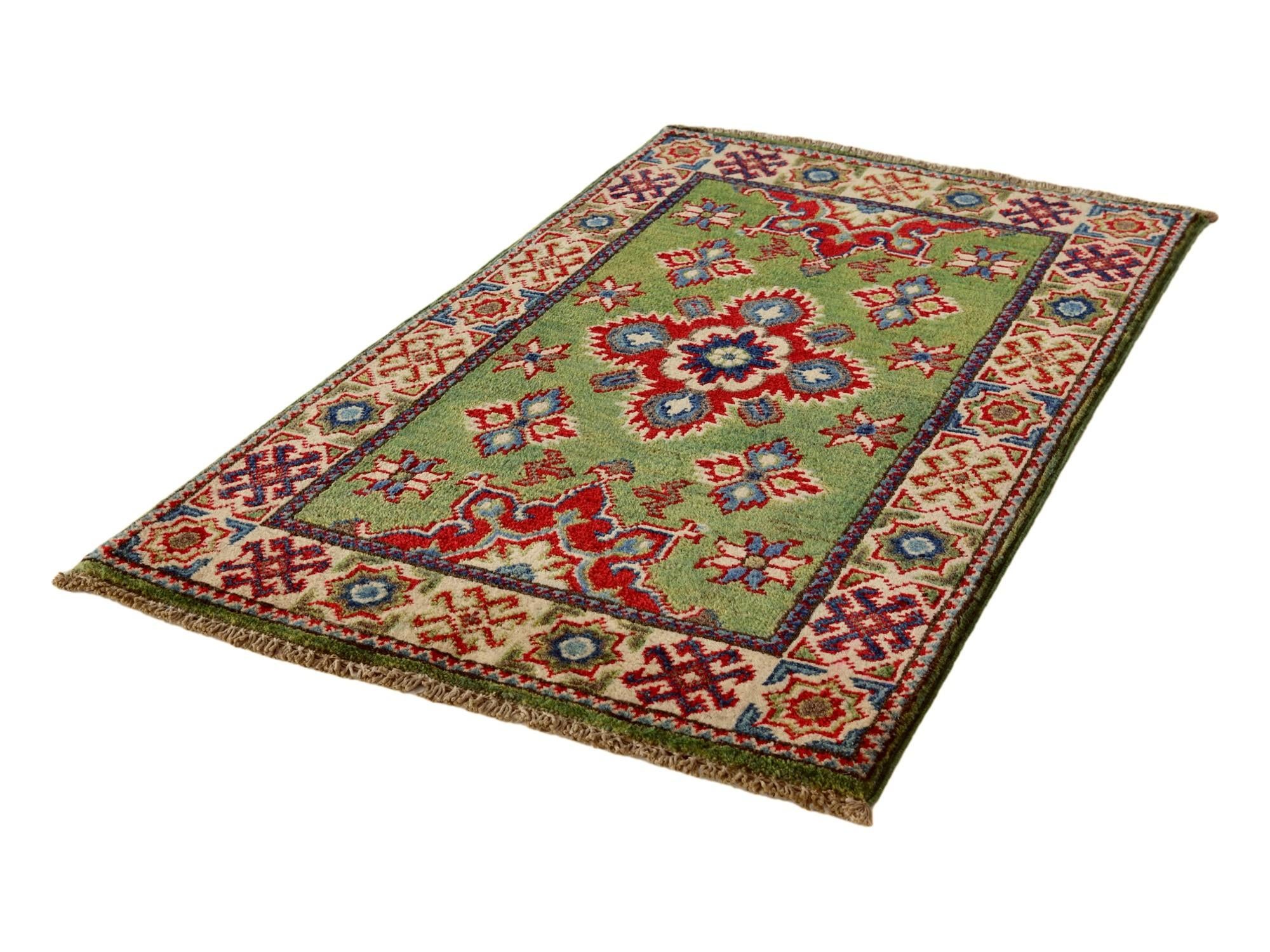 2' x 3' 5 Hand Knotted Kazak Rug