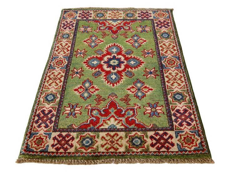 Detail image of 2' x 3' 5 Hand Knotted Kazak Rug