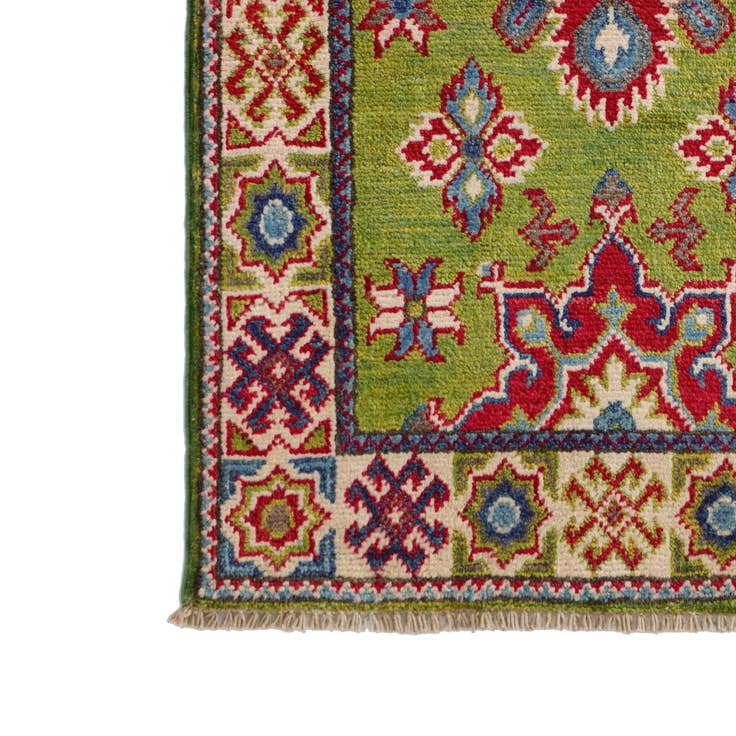 Detail image of 2' x 3' 5 Hand Knotted Kazak Rug