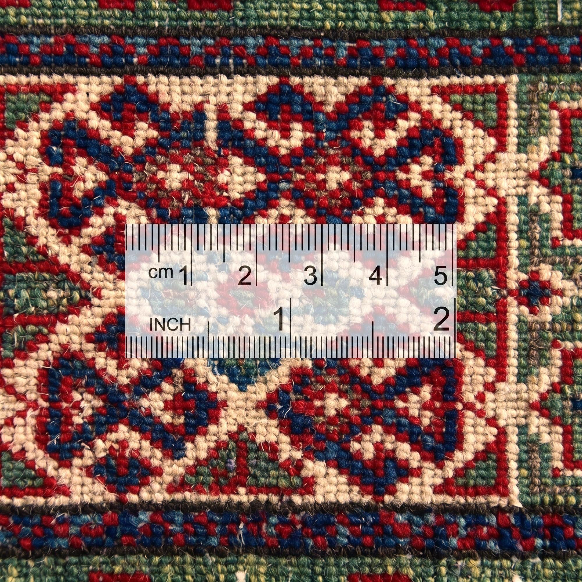 2' x 3' 5 Hand Knotted Kazak Rug